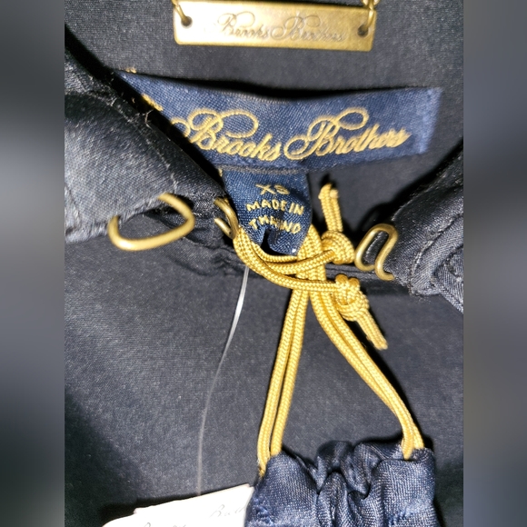 Brooks Brothers Midnight Blue Trench Coat - Picture 7 of 8